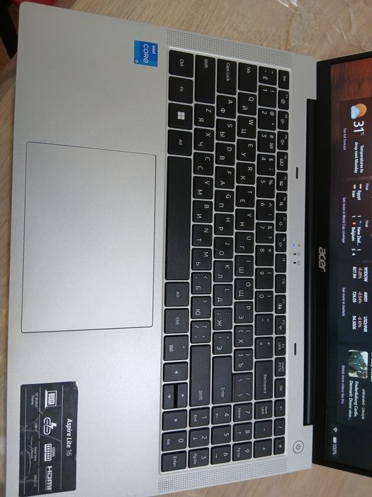 Ноутбук Acer Aspire Lite 16 core i5