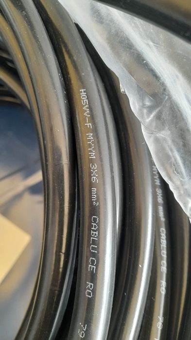 Cablu. MYYM  3 X 4mm2 sau 3x6mm2  Ro CE