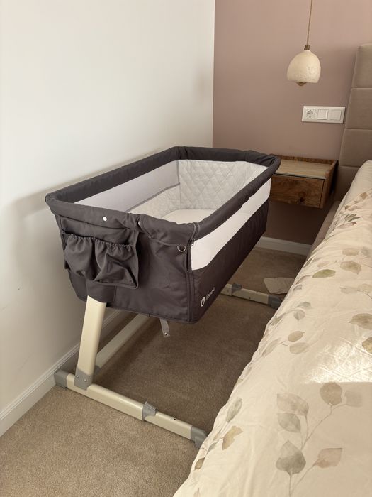 Pătuț co-sleeper Lionelo - Aproape nou (folosit de 2-3 ori)