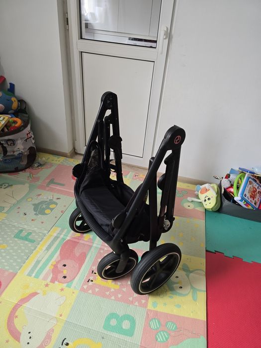 Vand Carucior Gemeni Cybex Gazelle S - Configuratie Dubla (Kaki) + BONUS