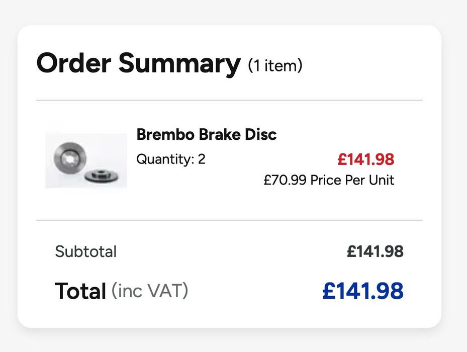 Спирачни дискове Brembo за Honda Accord