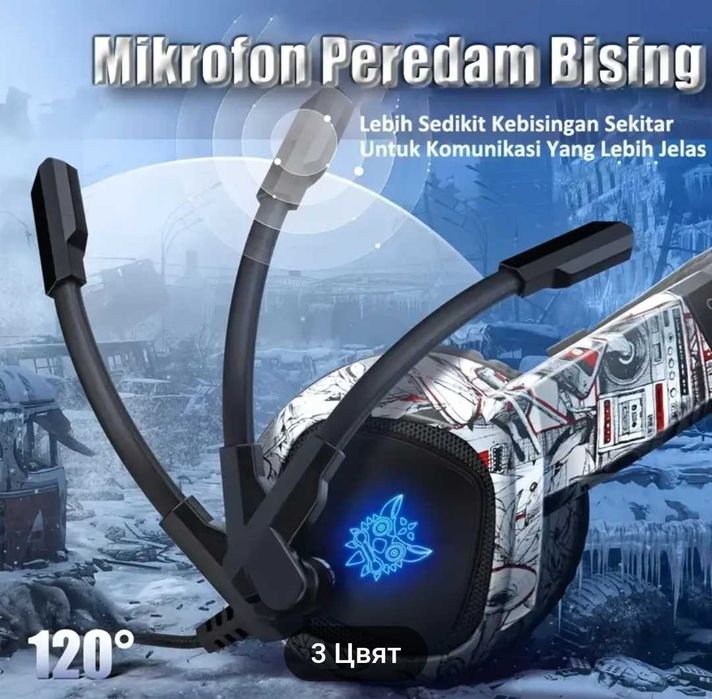 Геймърски слушалки с микрофон