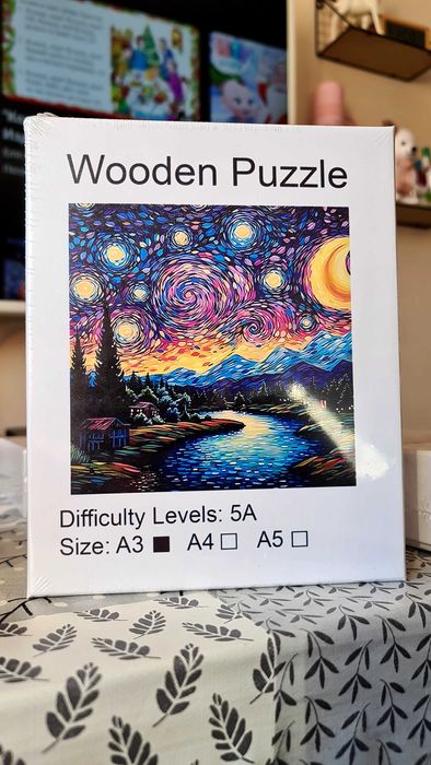 Дървен пъзел голям, различни видове НАМАЛЕНИ