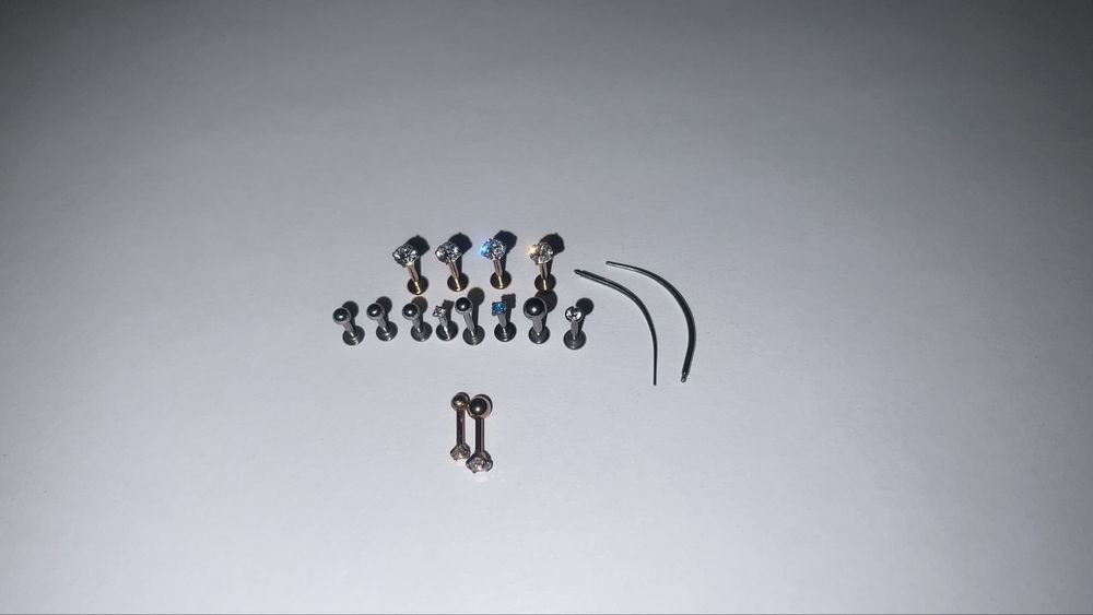 Лабрет в ухо, губу