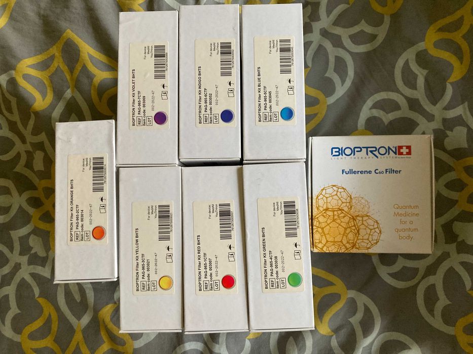 Zepter Bioptron PAG-960, стойка + PAG-965-SET - 7 бр. цветни филтри