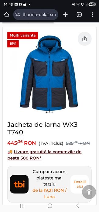 Jacheta de iarna