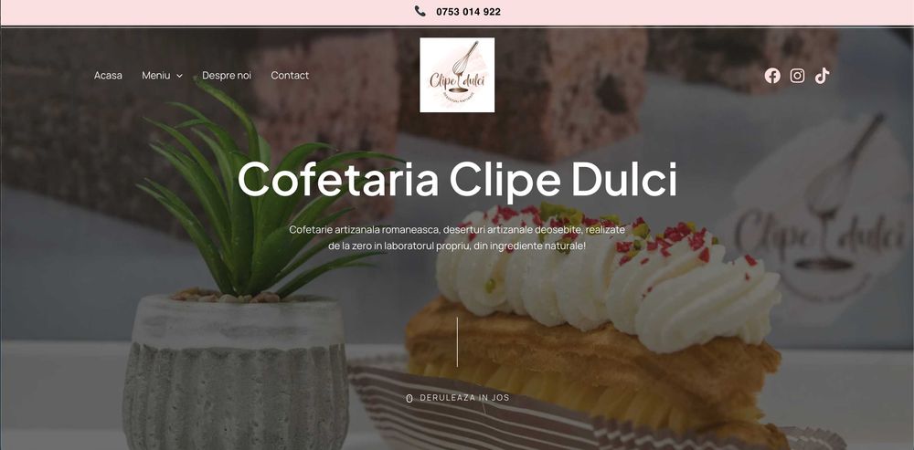 Creare Site Web de Prezentare