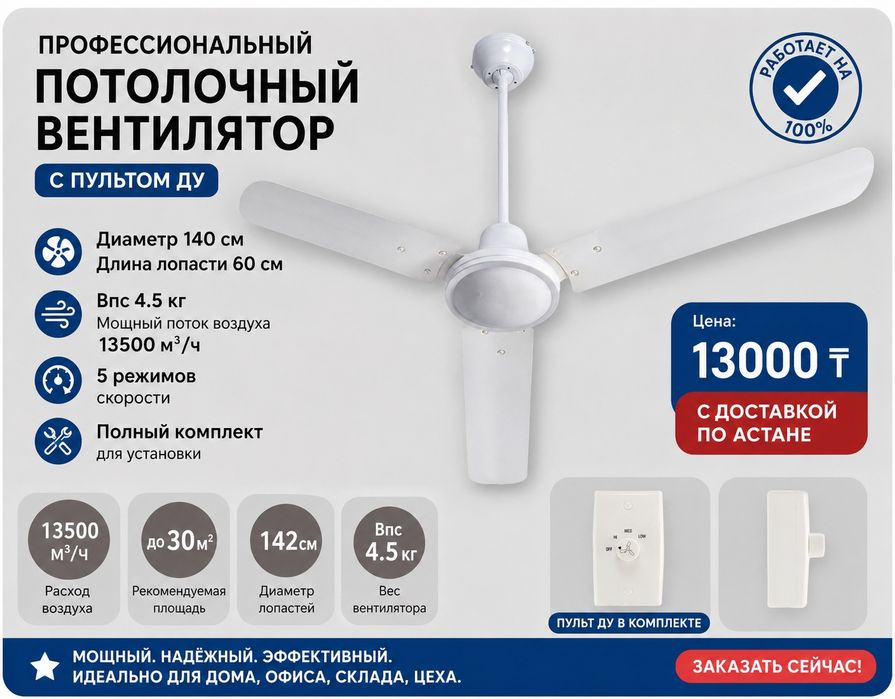 Потолочный вентилятор