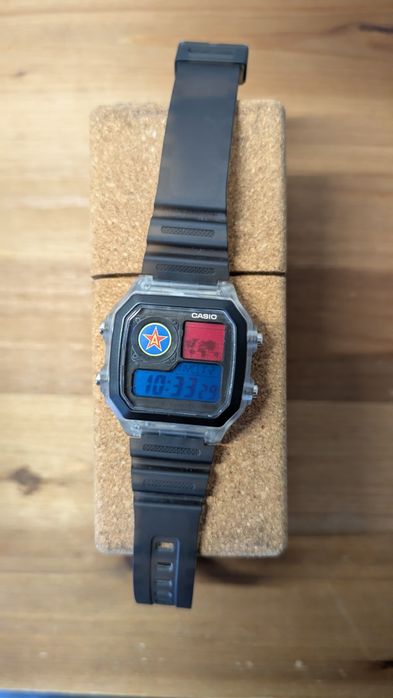 Custom Steaua Casio Royal AE 1200 MOD