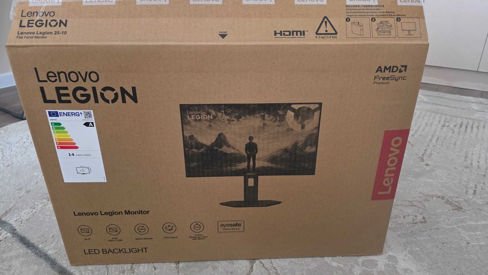 Mонитоp Lenovo Legion 25inc FULLHD IPS:320hz