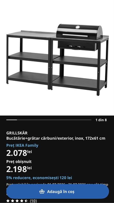 Vand gratar Ikea Grillskär plus blat