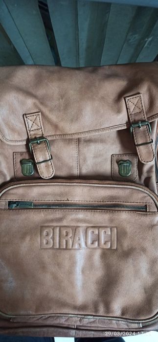 Раница от естествена кожа