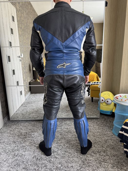 Мъжки кожен мото екип