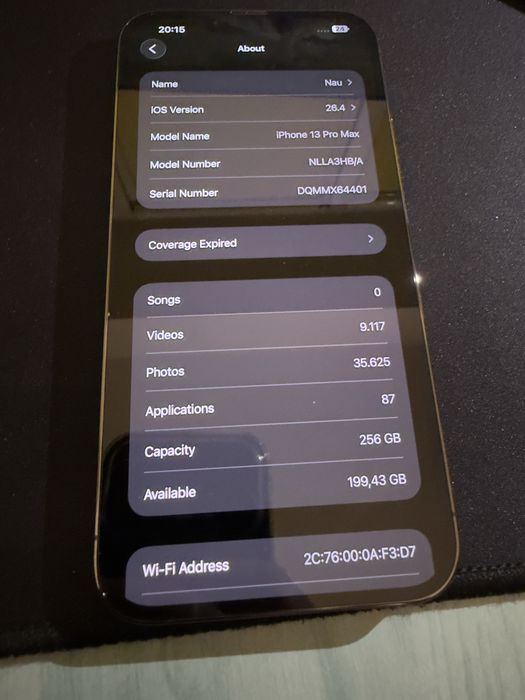 IPHONE 13 Pro Max, 256 GB, Nou - Impecabil