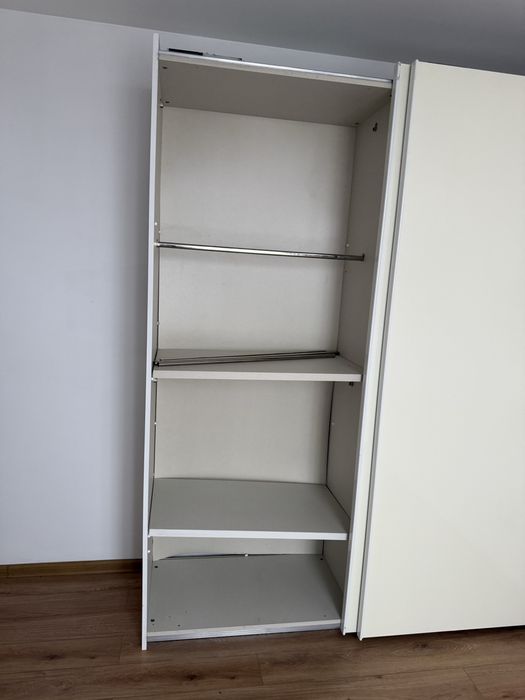 Двукрилен гардероб, тв шкаф и етажерка