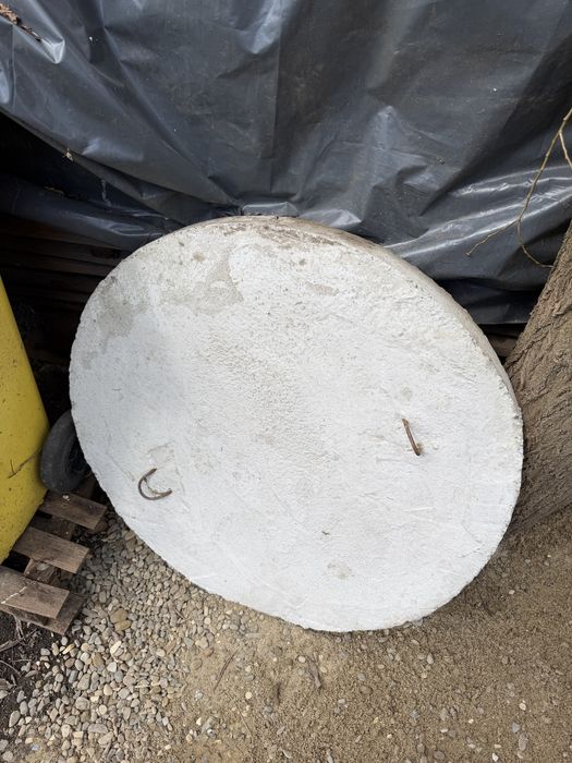 Capac beton pentru fantana cu tub de 1 metru diametru