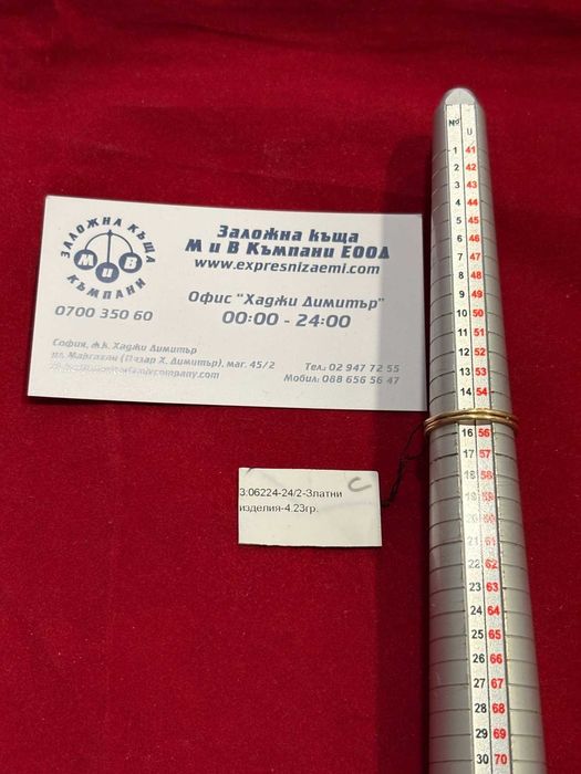 ***ТОП МОДЕЛ/УНИКАЛЕН*** Златен пръстен 4.23гр. 14к