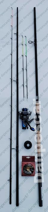 SET FEEDER Lanseta HARRIER 4,20m 210gr + Mulineta Saimino KDT4000 +fir
