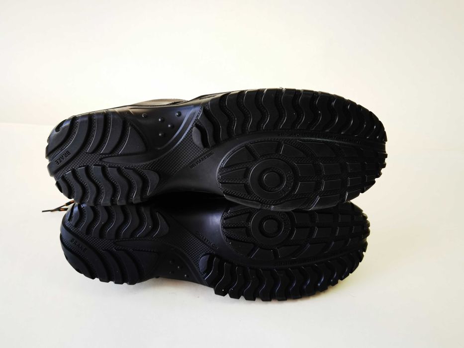 Bocanci PIELE 47 48 UVEX Ghete Protectie bombeu metalic munca Ca NOI