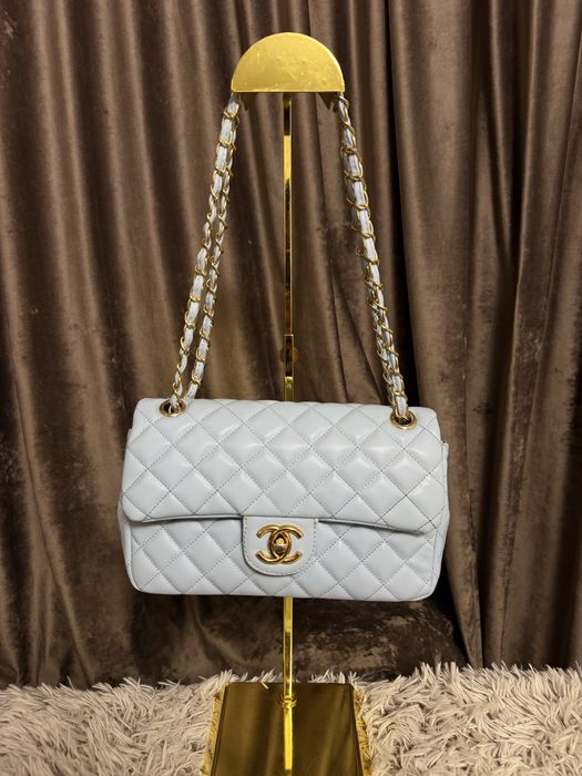 Geanta Chanel de dama albastra