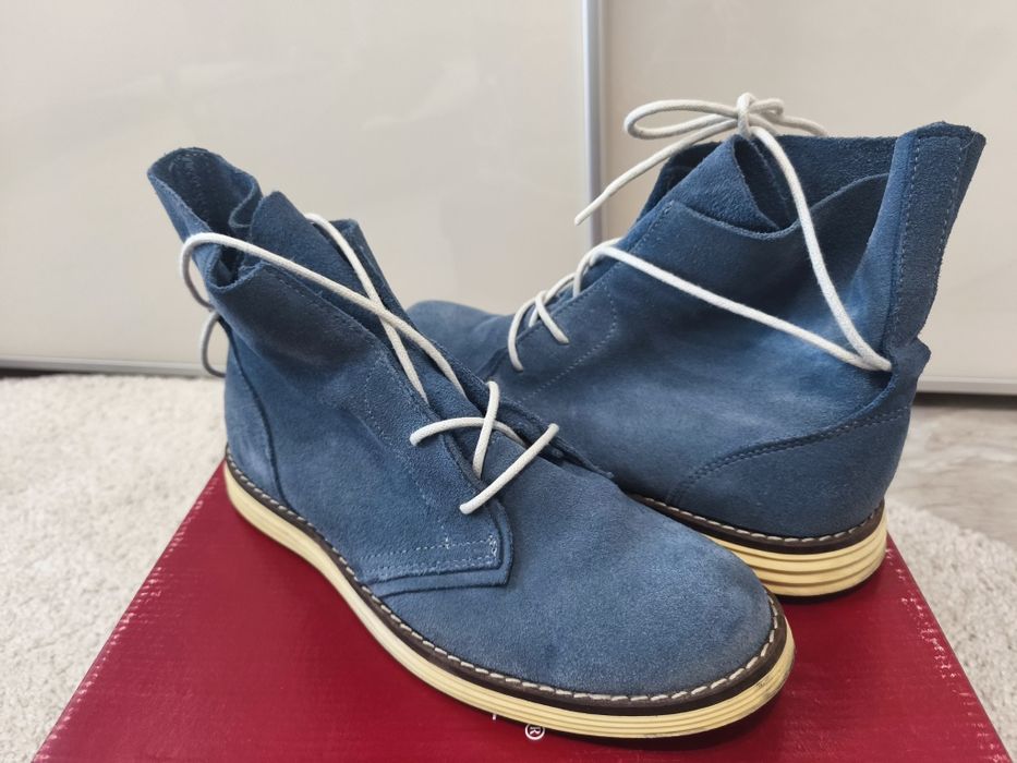 Боти от естествен велур Marco Tozzi