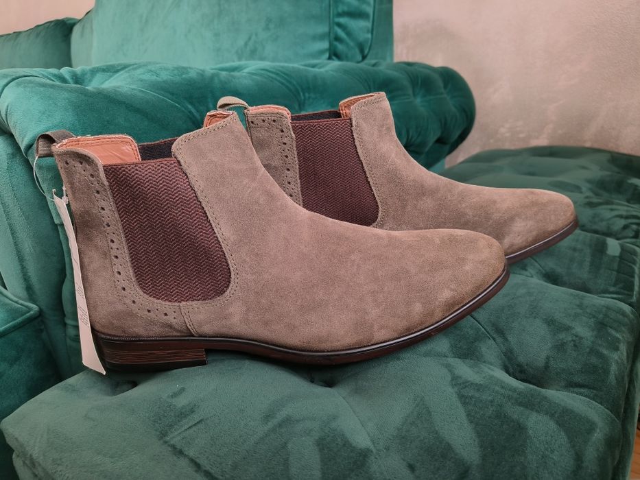 Ghete, pantofi, elegant, piele naturala, NOU