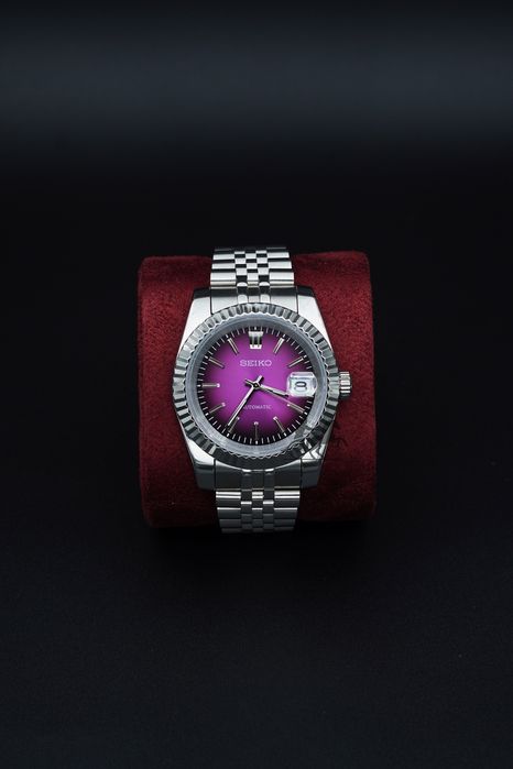 Часовник Seiko Datejust Purple Dial