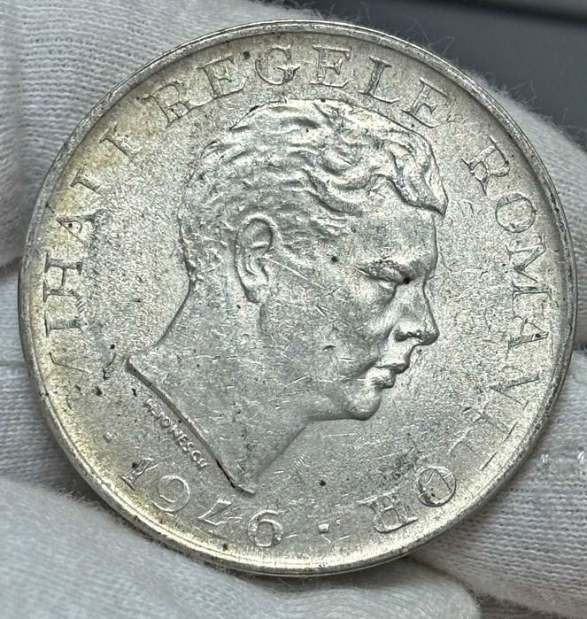 moneda argint 100000 lei 1946 Mihai I - Pacea