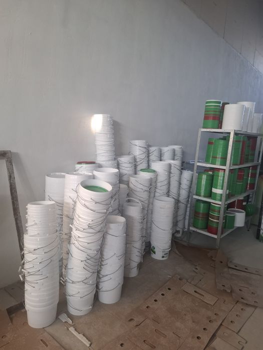 Пластиковые ведра 5л, 8л, 10л б/у