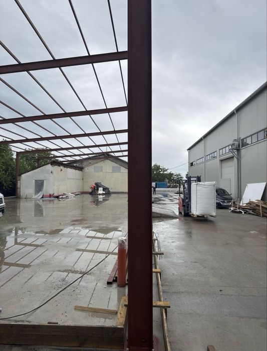 Vand structură hala metalica cu suprafata de 200 mp 10x20x4 ipe 160