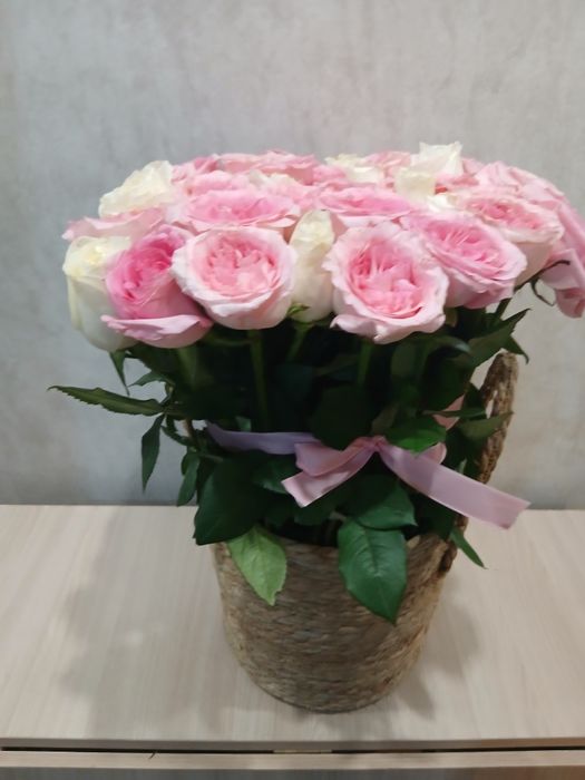 Букет розы высокие