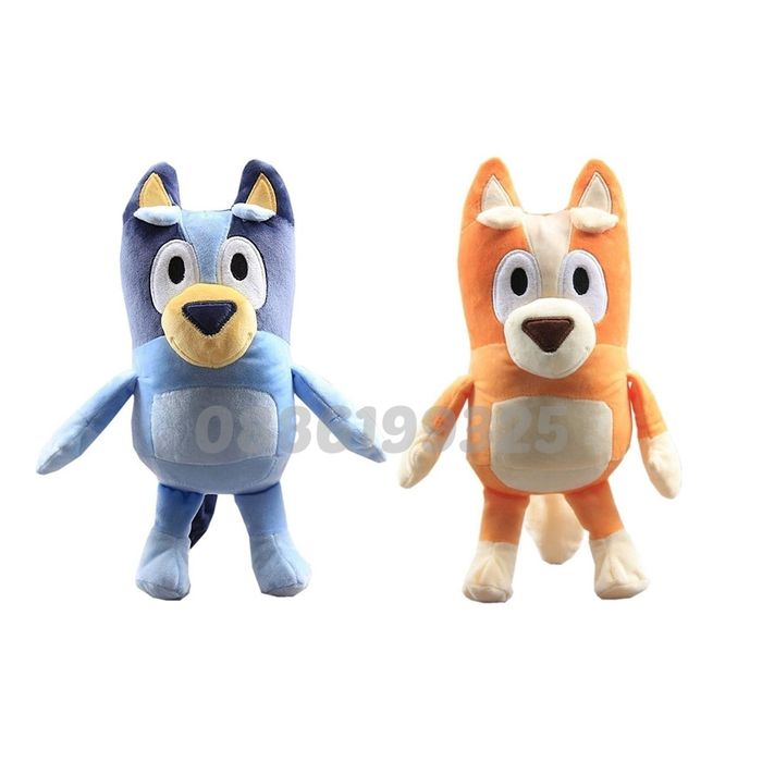 Голяма плюшена играчка Блуи и Бинго, 100см Bluey Bingo плюшени играчки