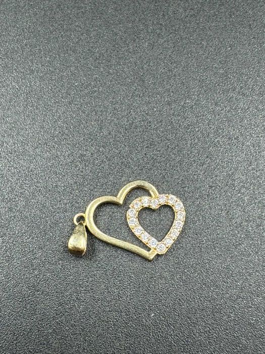 Hope Amanet P5-Pandantiv din aur in forma de inima 14k-585 ,1.40 Gr