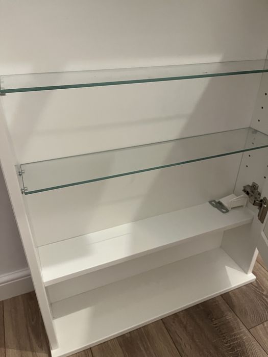 Dulap baie cu oglinda, alb, 63x16x 98 - IKEA