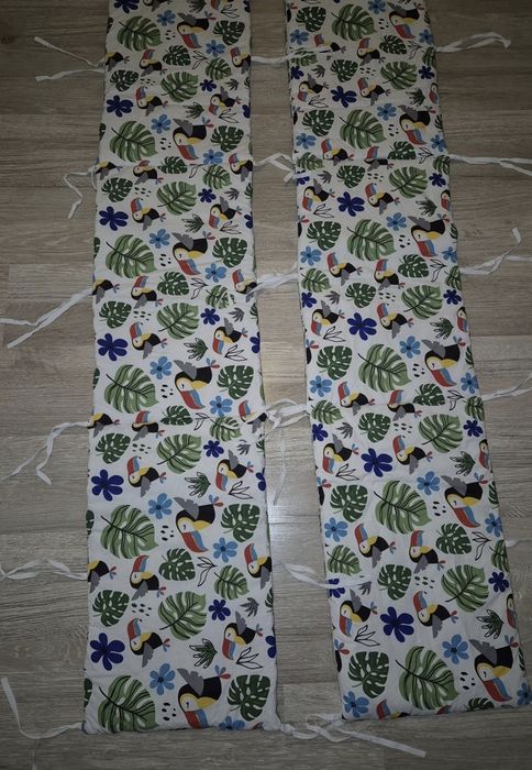 Set 2 Protectii / aparatori patut bebe
