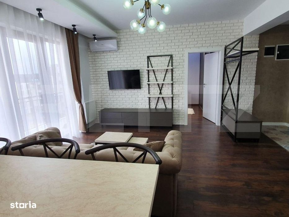 2 camere, mobilat lux, parcare subterana, Complex Luminia