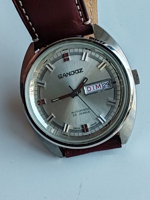 Ceas Sandoz Automatic Calendar New Old Stock 38 mm