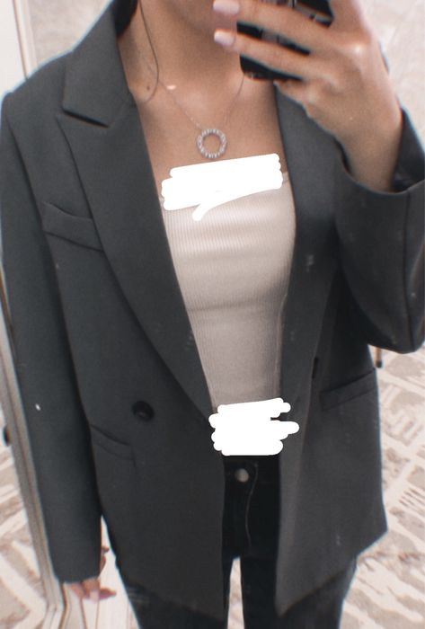 Пиджак графитовый