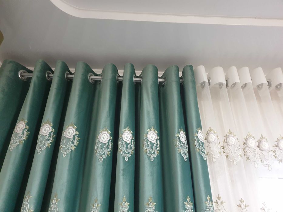 Шторы с занавеской