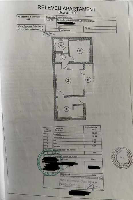 Apartament 2 camere direct proprietar, situat in Targu Jiu, Bld Republicii