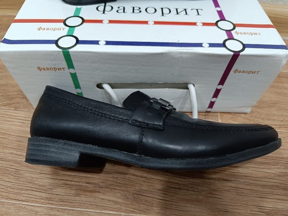 Кожаная обувь на мальчика р32
