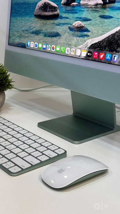 как новый iMac 24 m4 8CPU/ 16Gb / 8GPU/ 256Gb Green
