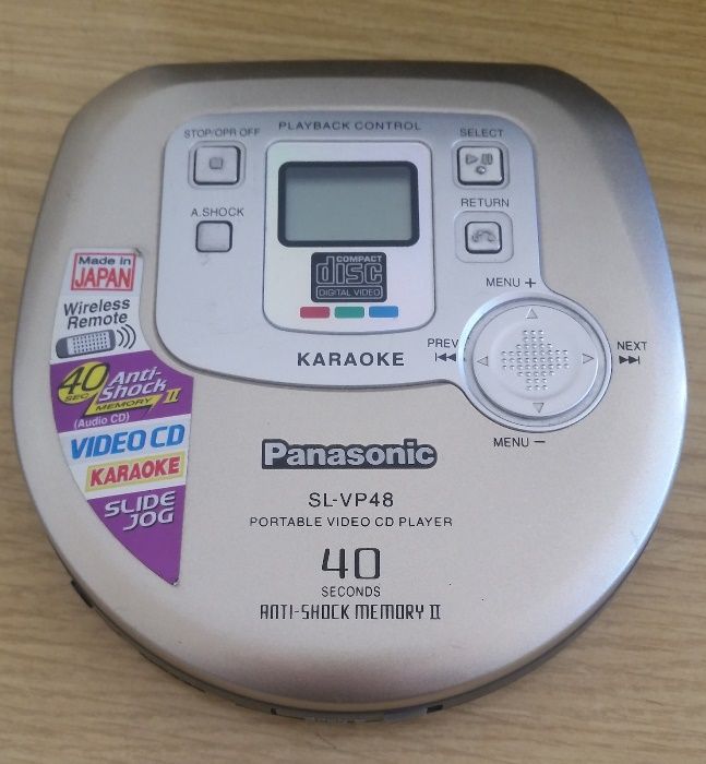 Продавам cd/vcd преносим плейър Panasonic SL-VP 48