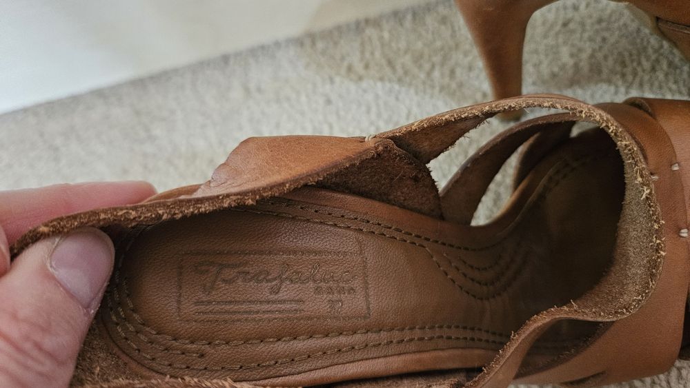 Sandale piele Zara Trafaluc