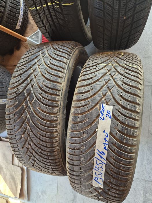 Vând cauciucuri 195/55/16 M+S 2și2 buc Import Germania