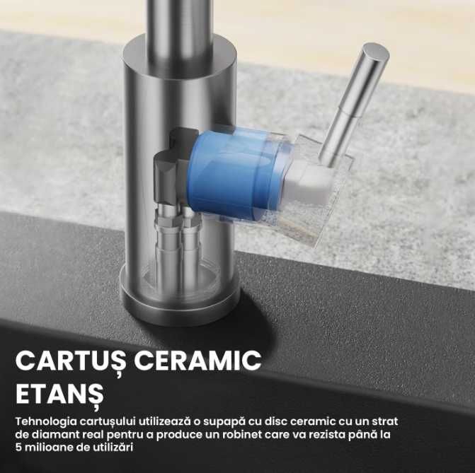 Baterie Chiuveta cu Sistem de Apa Pura 3 in 1