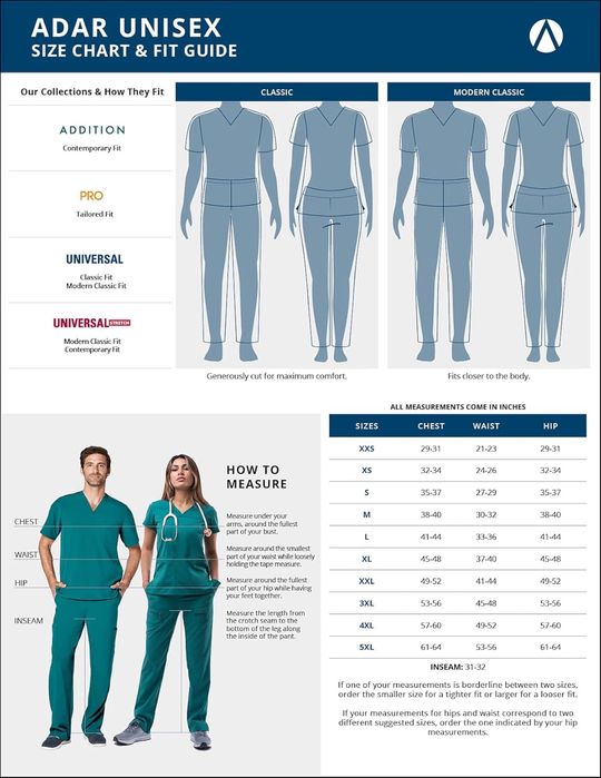 Uniforma medicala universala, ADAR, XL, Caribbean Blue