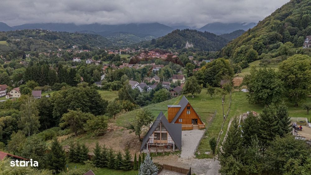 Comision 0%| Cabane Tip A In Bran| Teren 2166Mp| Achizitie In Rate