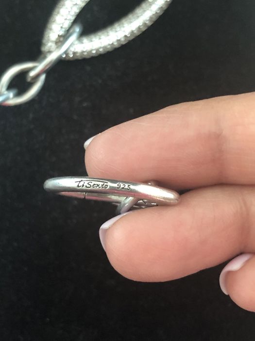 Колье цепь серебро бренд TiSento