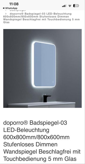 Oglinzi de baie Doporro